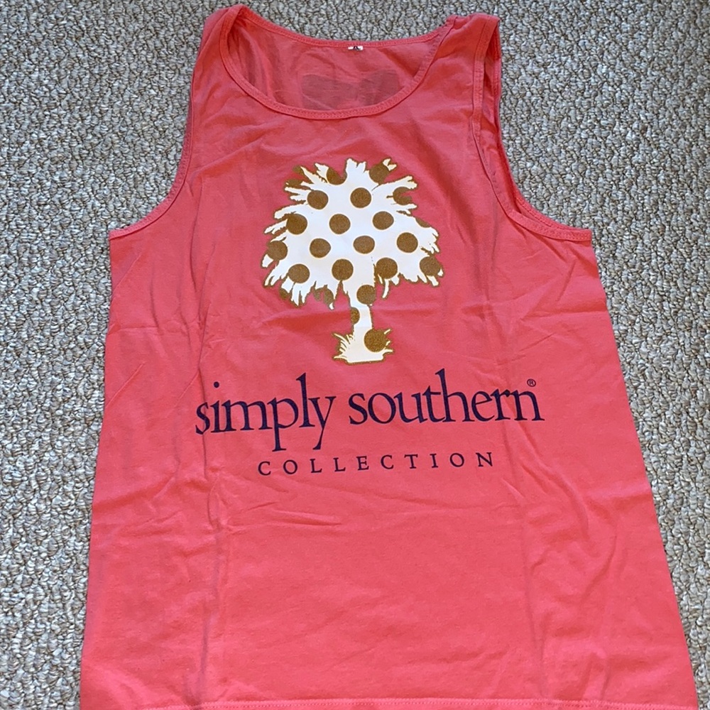 Pink simply southern top